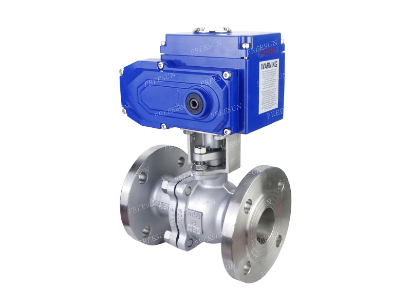 RL电动支架法兰球阀