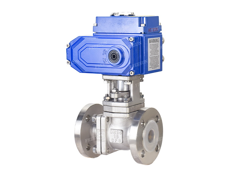 RL电动衬氟法兰球阀