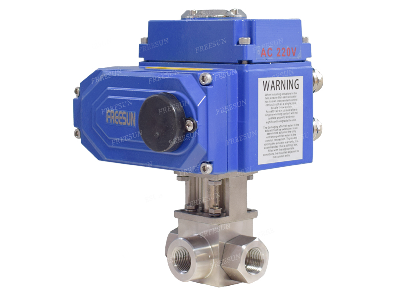 RL电动高压三通球阀