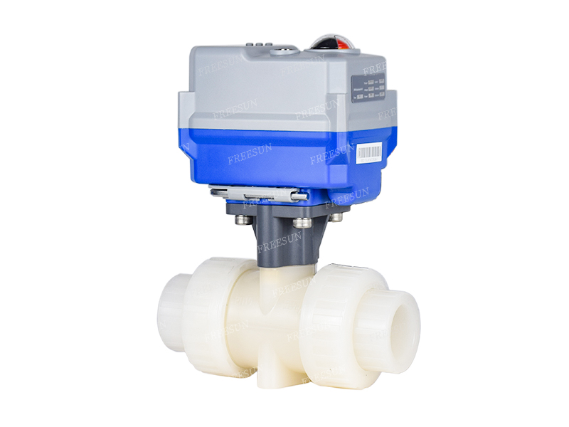 PVDF电动球阀