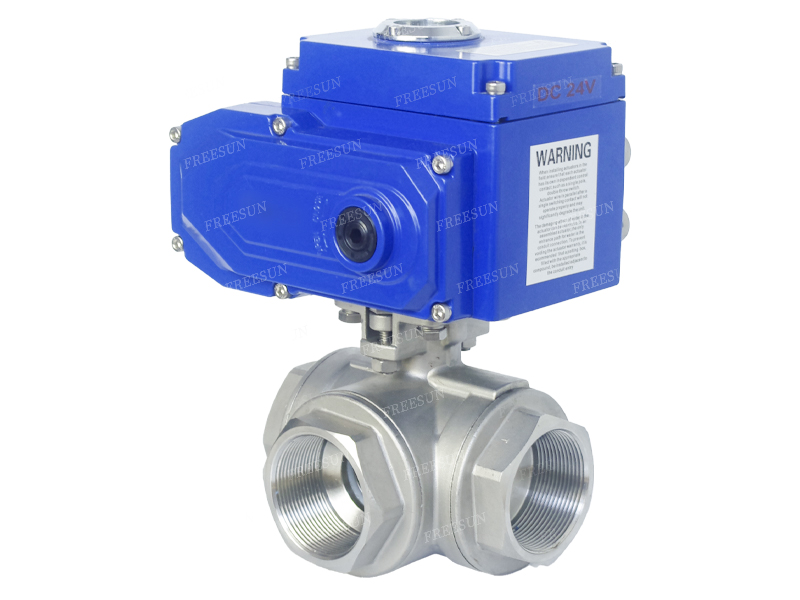 RL电动丝扣三通球阀