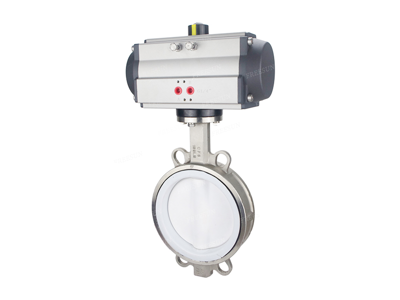 气动不锈钢四氟蝶阀